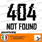 Adesivo 404 not found